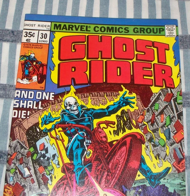 Rare Double Cover Ghost Rider #30 Doctor Strange from June 1978 in NM- (9.2)
