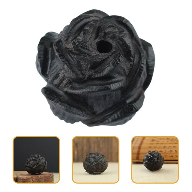Connettore rosa ebano per gioielli mini ciondolo per capelli