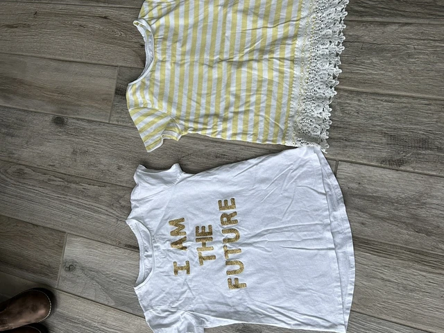 girls tshirt top bundle age 11-12 years