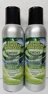 Smoke Odor Exterminator Cool Cucumber & Honeydew 7oz Large Spray Set of Two Cans