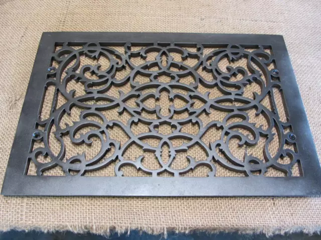 Vintage Cast Iron Register Grate Antique Old Heat Vent Furnace Hardware 10883