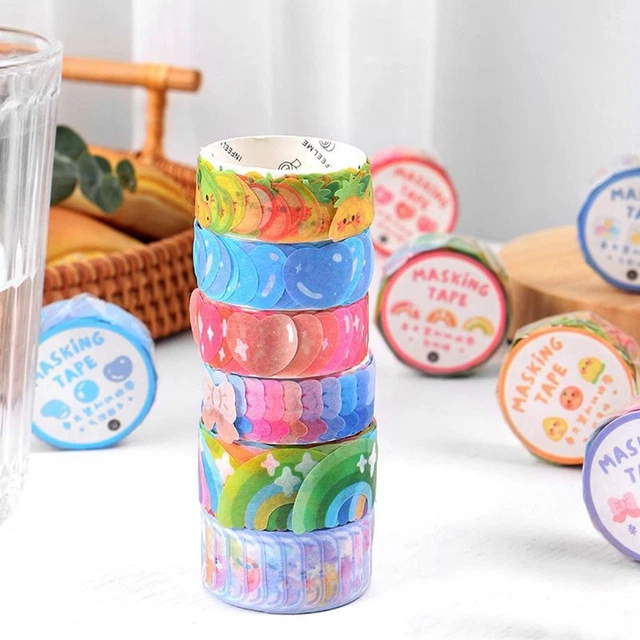 Autocollant Ruban de masquage Ruban Washi en forme Papier collant Bande de rêve