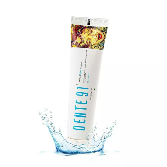 Pasta de dientes Dente91 fresca como nueva, nano-HAp para remineralización y sensibilidad, 100G X 2