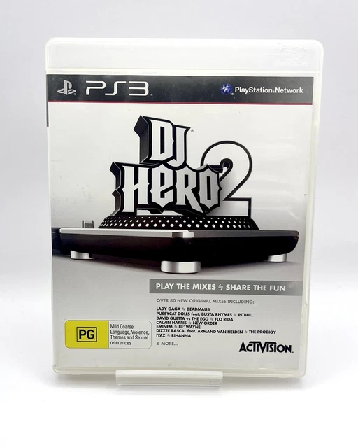 DJ Hero 2 (Sony PlayStation PS3) Game - Complete With Manual - Tested/Working AU