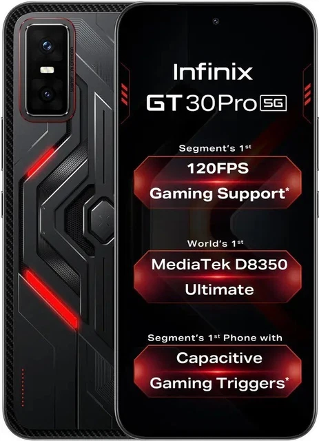 新品！Infinix GT 30 Pro 5G 12+256GB Infinix GT 30 Pro 5G+ Blade White 256 GB 12 GB RAM Global