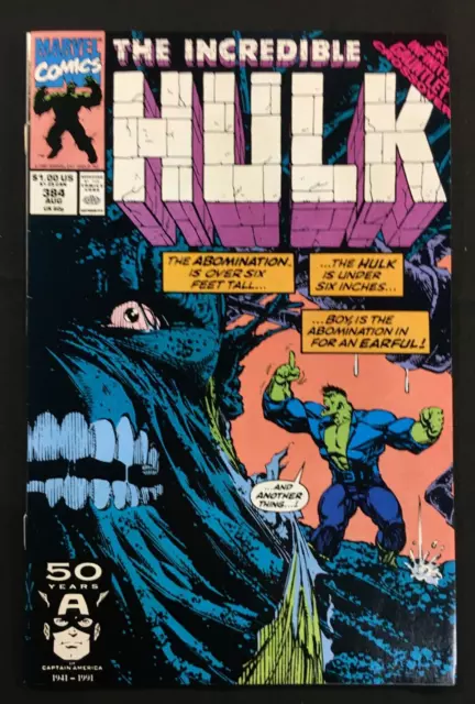 The Incredible Hulk 384 Dale KEOWN Infinity Gauntlet Wolverine V 1 Avengers XMen