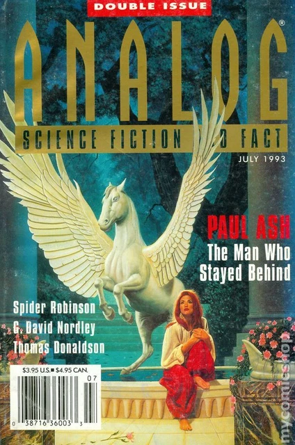 Analog Science Fiction/Science Fact Vol. 113 #8-9 VG 4.0 1993 Stock Image