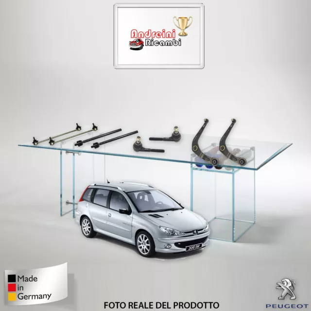 KIT BRACCETTI 8 PEZZI PEUGEOT 206 SW 1.4 HDi 50KW 68CV DAL 2010 ->