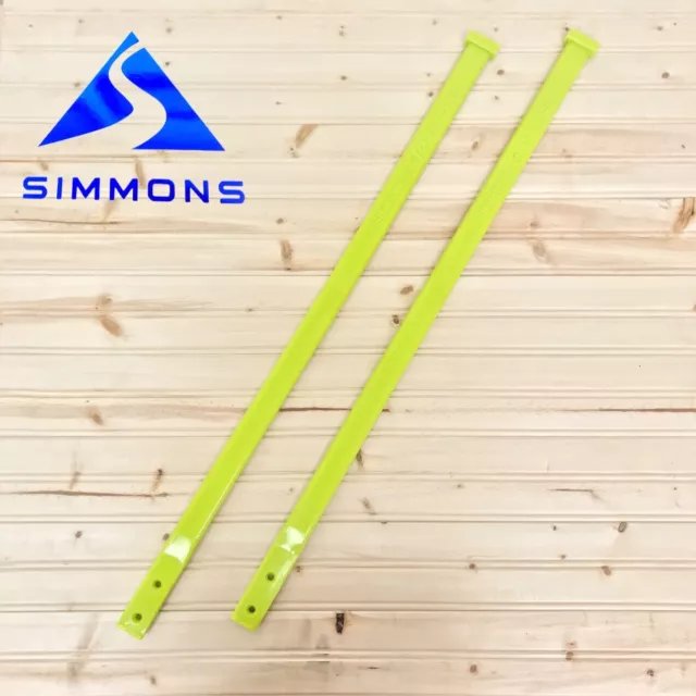 Simmons Flexi-Ski Straps Set (Lime Squeeze) - Simmons Ski Loops