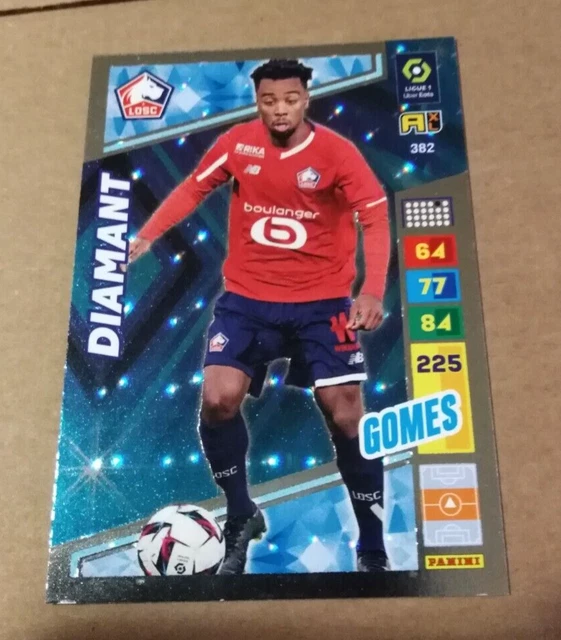 Panini  Adrenalyn  Ligue 1  2023 2024  DIAMANT  Angel GOMES  Lille OSC    N° 382