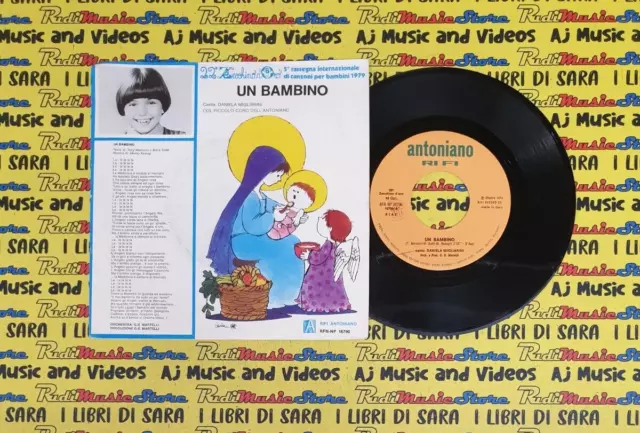 LP*45 7" ZECCHINO D'ORO Un bambino San francisco 1979 italy ANTONIANO RIFI 16797