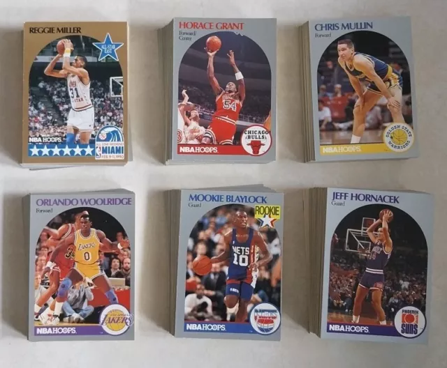 Lot 218 Cartes NBA Hoops 1990-91