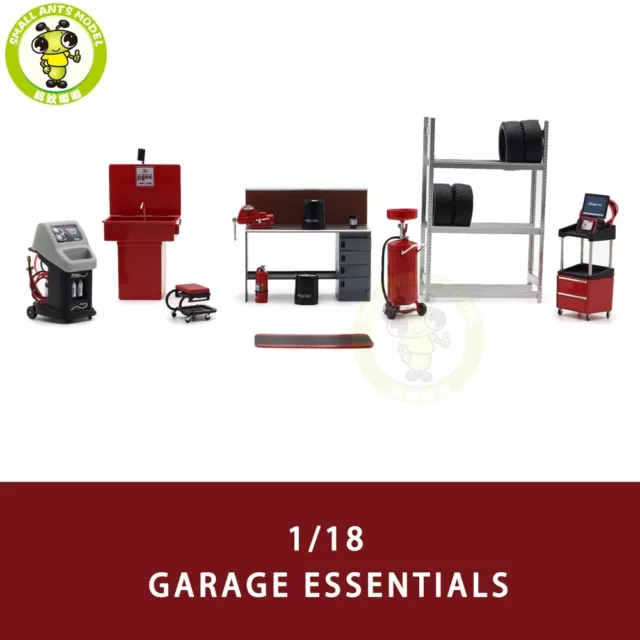 1/18 Garage Series Essentials Repair Shop Scene Model Gifts For Friends Father