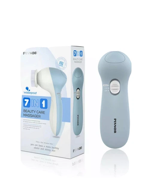 Electric Facial Cleansing Brush | Face Body Exfoliator 💦proof | Massage 7 Heads