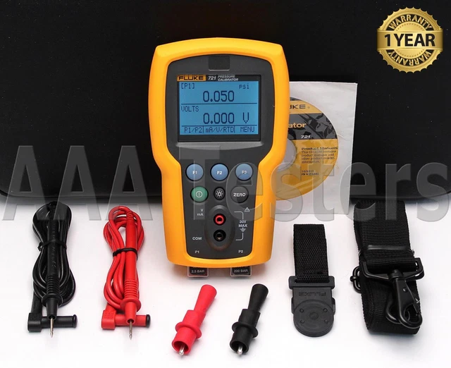 Fluke 721 Dual Precision Pressure Calibrator 36 / 3000 PSI 721-3630