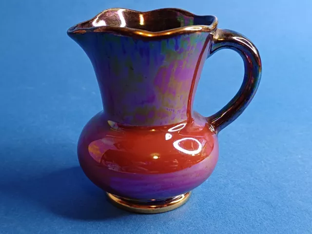 James Kent Old Foley Lustre Ware Tiny Jug 5413 GC H 6.5cm D 5cm Staffordshire