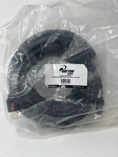 Cable HDMI de alta velocidad Dayton Audio-HR13HG15-15m (49') V1.3 CL2