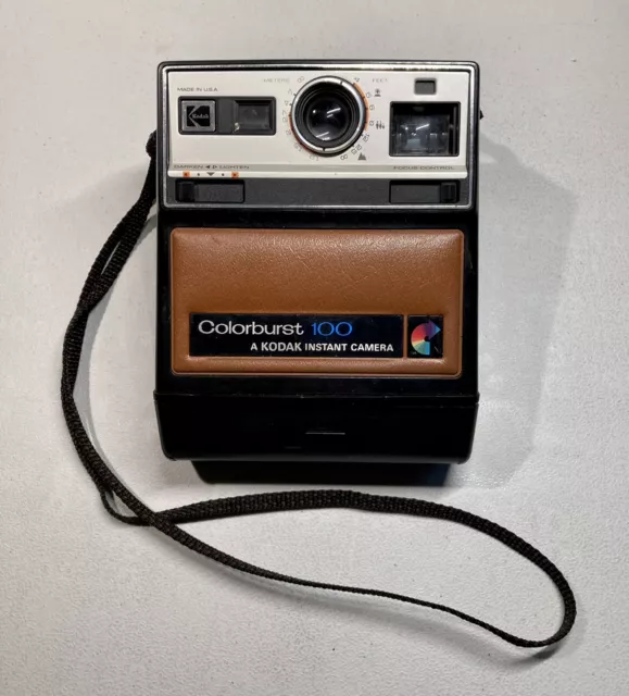 Vintage 1978-80 Kodak Colorburst 100 Instant Camera Adjustable Focus UNTESTED(1)