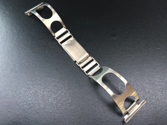 Technos bracelet acier 19mm - Vintage steel strap