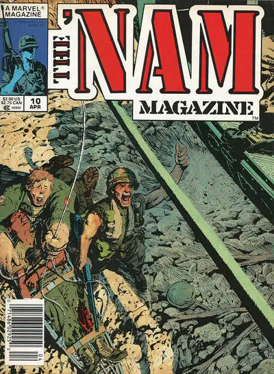 Nam Magazine, The #10 (Newsstand) FN; Marvel | Vietnam Michael Golden - we combi