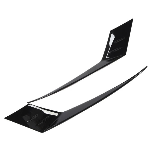 Black Headlight Eyelid Molding Trim – Left & Right Set For 2022-2024 Honda Civic (US Model)