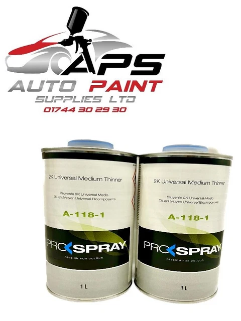 x2 Pro Spray A118 Forniture corpo vernice laccata primer universale media 1 L