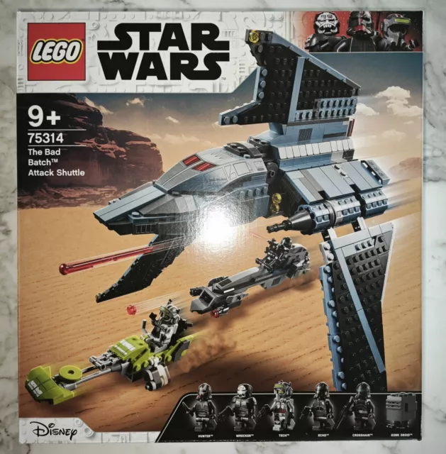 LEGO 75314 Star Wars - The Bad Batch Attack Shuttle - nuovo sigillato