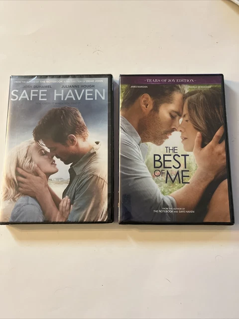 2 Nicholas Sparks Movies Lot DVDs Best of Me Safe Haven