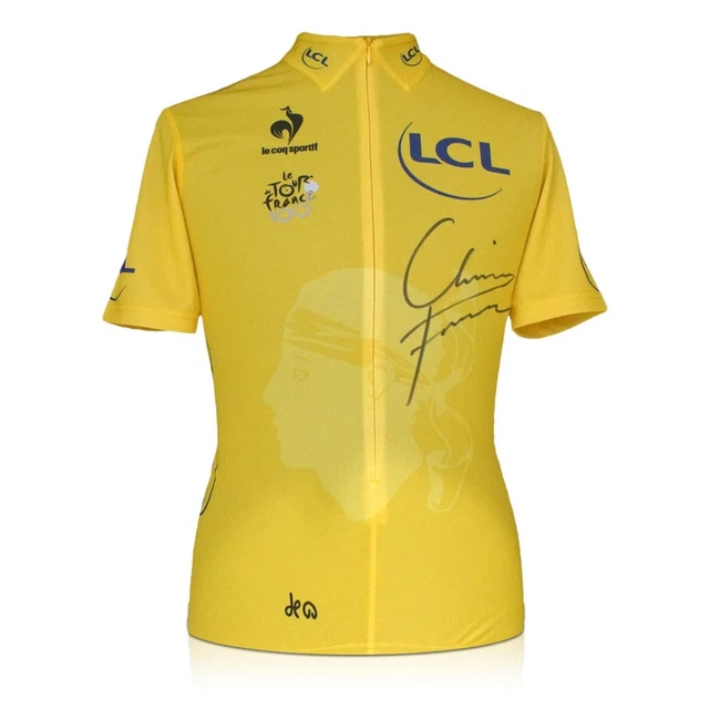 Gelbes Trikot Tour De France Bedeutung CHRIS FROOME SIGNIERTES gelbes Trikot der Tour de France 2013 EUR 247