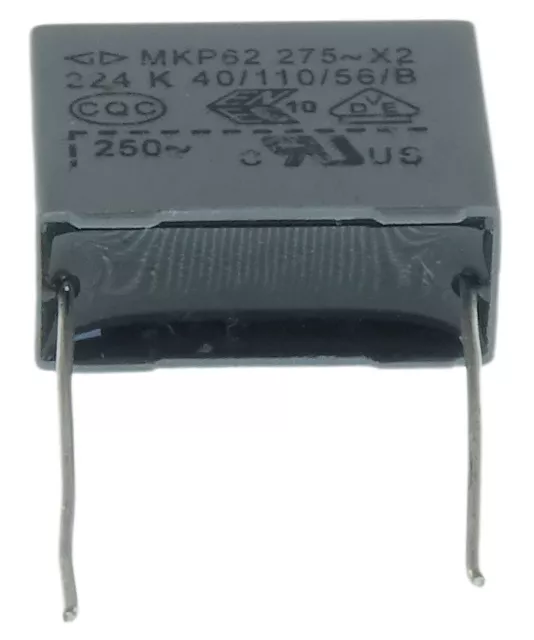 1 Kondensator MKP62 X2 275V 0,22µF 0.22uF 220nF 224K 224 K 230V 40/110/56/B