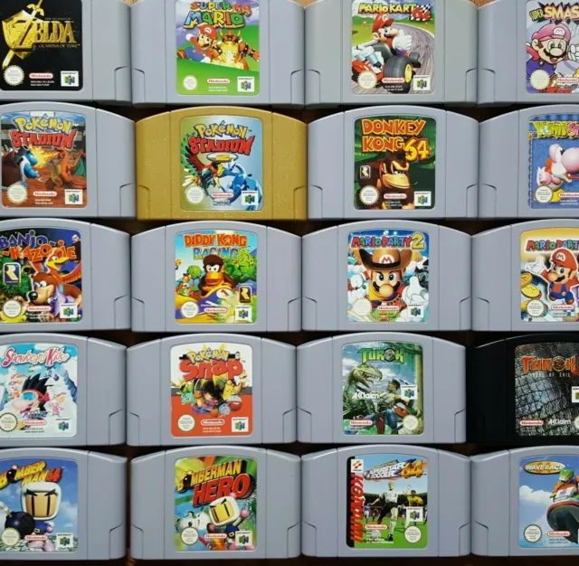 N64 Nintendo 64 Spiele Auswahl Zelda Mario Kart Pokemon Donkey Banjo Smash uvm.