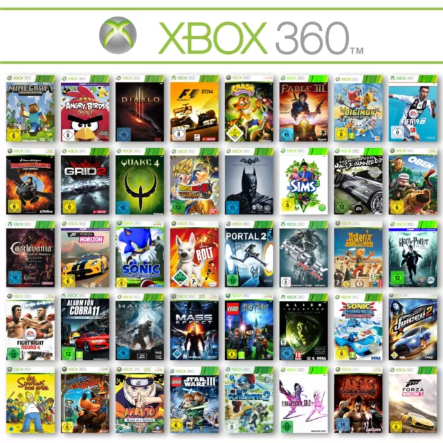 XBOX 360 Spiele-Wahl 🎮 Action 🚨 Sport 🏃‍♀️🏃 Racing 🏁 Shooter 💣