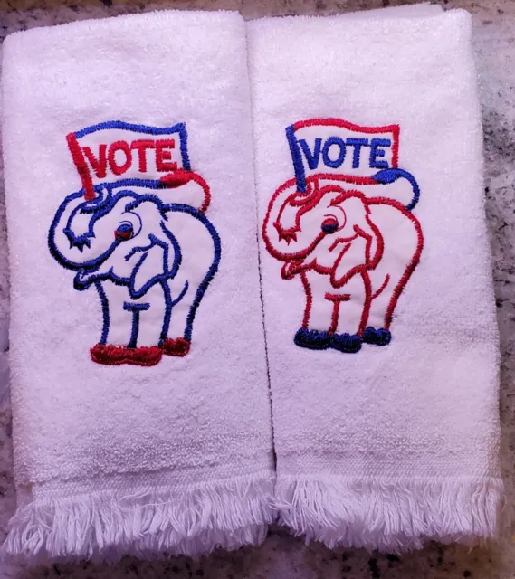 VTG Vote Republican GOP Grand Old Party Eisenhower Towel 🇺🇸 Presidential 🇺🇸
