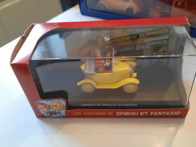 Voiture Miniature Métal ATLAS N°8 - Peugeot 203 "La Mauvaise Tête" (Spirou Et Fantasio)