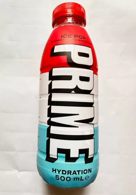 PRIME HYDRATION DRINK by Logan Paul & KSI (500mL) - Ice Pop flavour £10 ...
