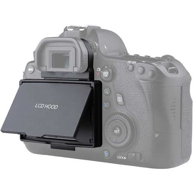 Campana de pantalla LCD con - Cubierta de sombra Protector de pantalla LCD para película de cámara 6D R7Z9