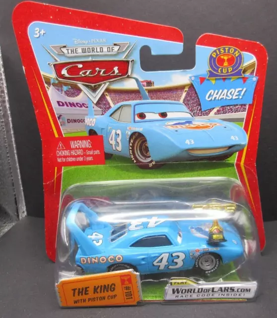 Disney Pixar The World of Cars CHASE / THE KING WITH PISTON CUP (M)