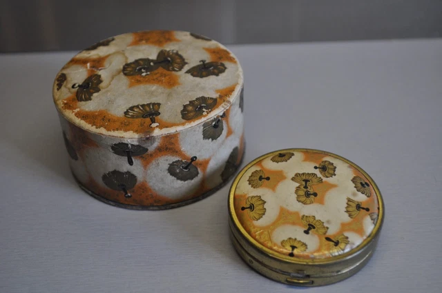 Ancien Poudrier Vintage Caprice Doré - Miroir De Maquillage Rétro - Made In France, Années 50/60 ?