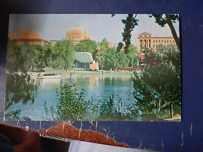 australia lake torrens & elder park adelaide postcard