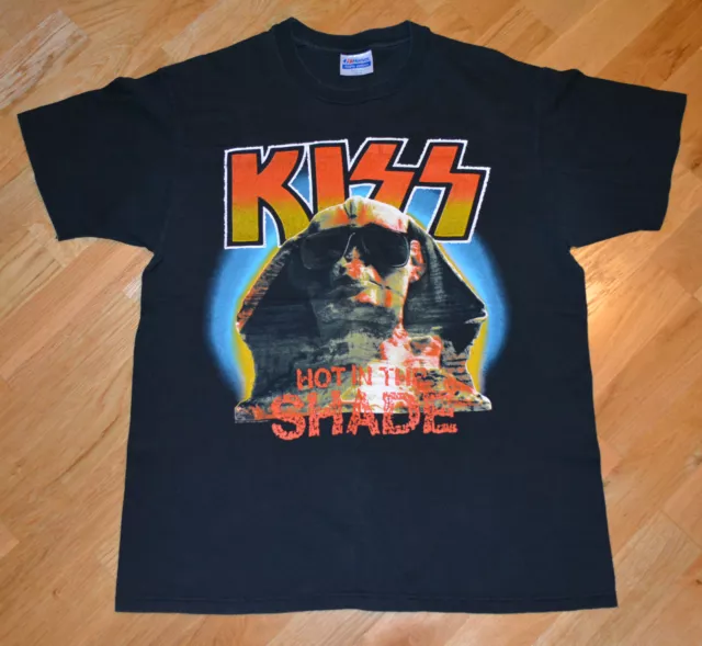 *1990 KISS* vintage rare rock concert tour tee t-shirt (L) 1980's Glam Metal