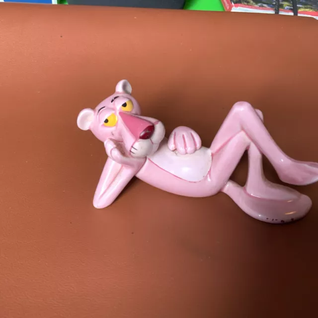 Rare 1982 Pink Panther Figure Lying Down