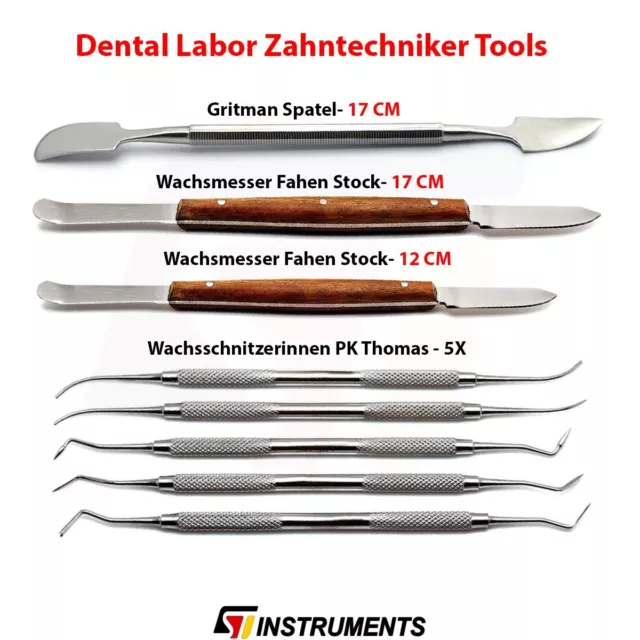 Zahnarzt Labor Instrumente Zahntechniker Zahnrestaurierendes Wachsschnitzen Tool