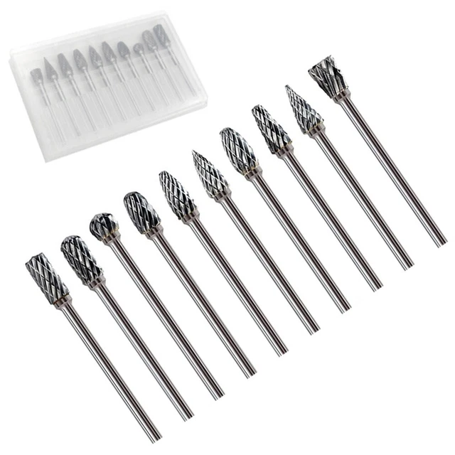 Brocas de 3*6 mm cabezal de corte cabezal de molienda cilíndrico brocas de molienda