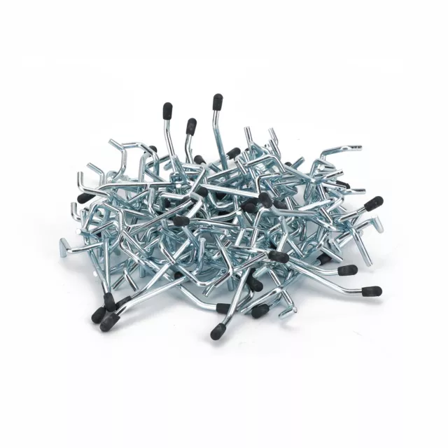50 pezzi ganci a parete forata ganci in metallo per parete forata assortimento ganci set di ganci B