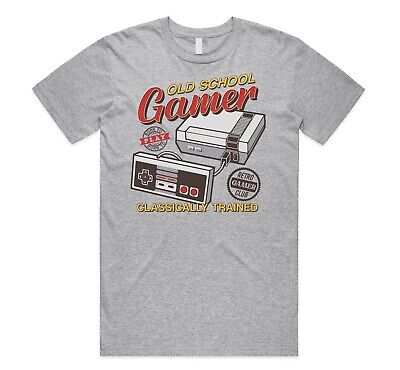 Old School Gamer SNES T-shirt Tee Funny Retro Christmas Gift Men's Women's
