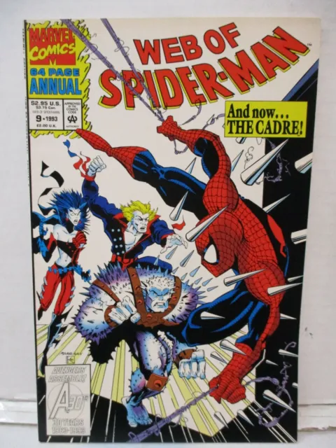 Web of Spider-Man Annual #9 The Cadre - Loose no Bag - Marvel Comics 1993