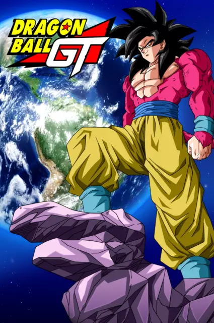 Dragon Ball GT Poster Pan Vegeta Jr and Goku Jr 12inx18in Free Shipping