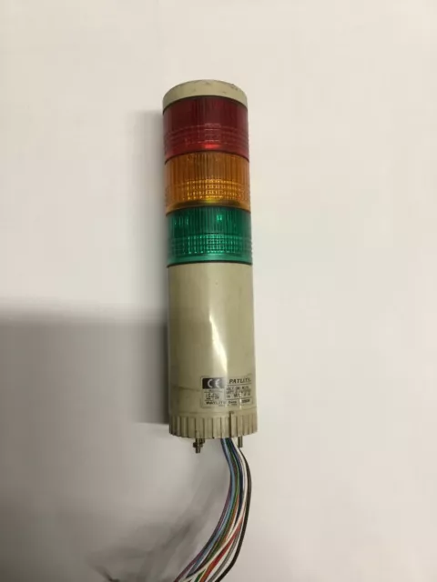 Model LE-FBW RYG, PATLITE, Light Tower, Green, Yellow, Red, 24V, (PMT)