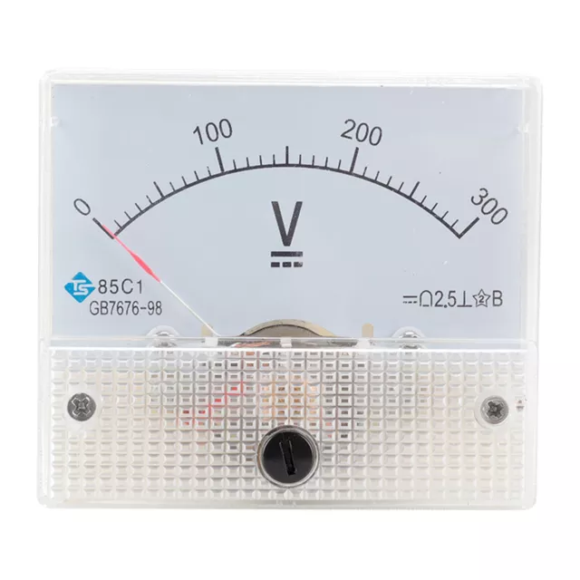 85C1 Analog Panel DC Volt Voltage Meter Voltmeter Gauge 0 20/30/50/100/200/500V