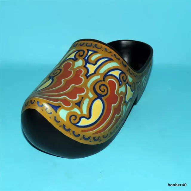 Art-Crafts Vintage Zuid-Holland Gouda Dutch Folk Art Deco Regina Clog